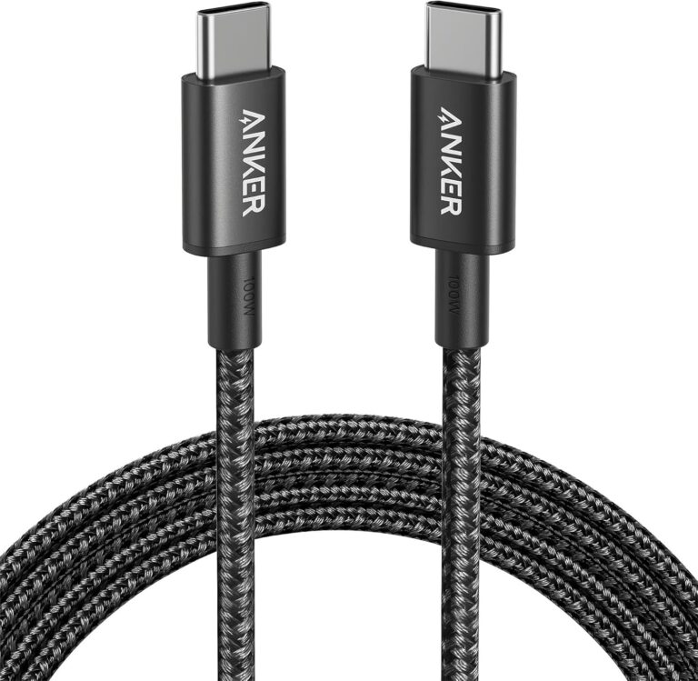 Cable Anker 333 USB-C trenzado de 100W con 1,8 metros de longitud